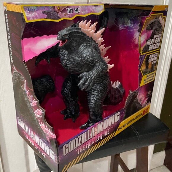 GODZILLA X KONG THE NEW EMPIRE R/C HEAT RAY BREATH REALISTIC LIGHTS SOUND RARE - Picture 5 of 15